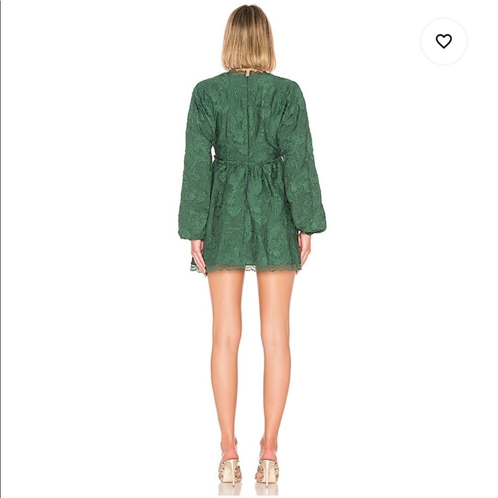 House of Harlow Edwin Dress in Emerald Green - Picture 3 of 5